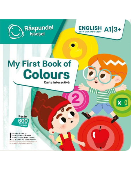 ROB-56520,Raspundel istetel, Carte - My first book of colors, english, ALBI - Blackfire