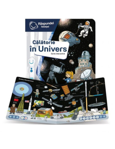 ROB-27070,Raspundel istetel, Carte - Calatorie in univers, ALBI - Blackfire