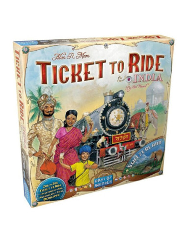 ROB-720114,Joc de societate - Ticket to ride Map collection India & Swiss, limba engleza Asmodee - Blackfire