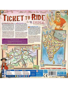 ROB-720114,Joc de societate - Ticket to ride Map collection India & Swiss, limba engleza Asmodee - Blackfire 2
