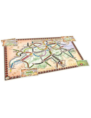 ROB-720114,Joc de societate - Ticket to ride Map collection India & Swiss, limba engleza Asmodee - Blackfire