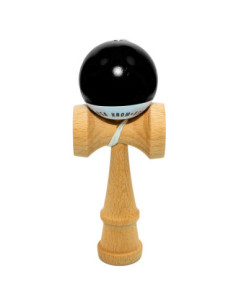 ROB-88280/Negru,Kendama din lemn PKU, Negru