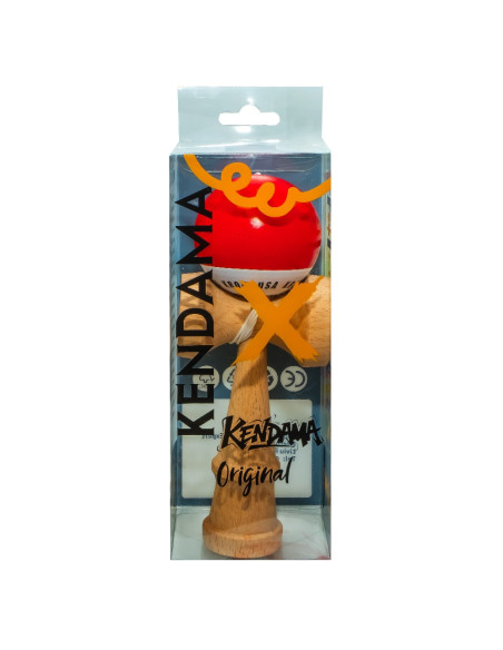 ROB-88280/Negru,Kendama din lemn PKU, Negru