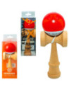 ROB-88280/Rosu,Kendama din lemn PKU, Rosu