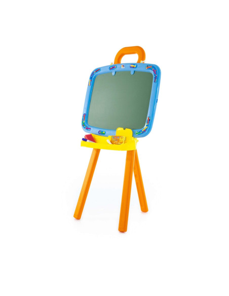 ROB-47915,Tablita pentru scris, 2 in 1, cu burete, 63,5x46,7x10 cm, Polesie