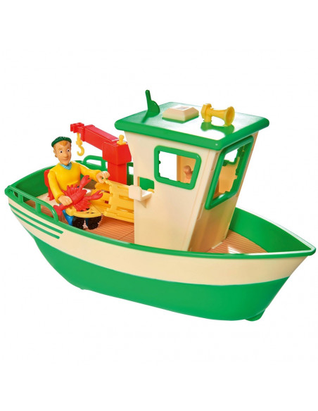 Barca Simba Fireman Sam Charlies Fishing Boat cu