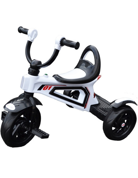 S-726/Alb,Tricicleta cu muzica si lumina, Alb