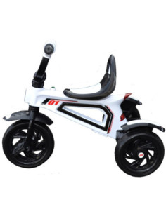S-726/Alb,Tricicleta cu muzica si lumina, Alb 2