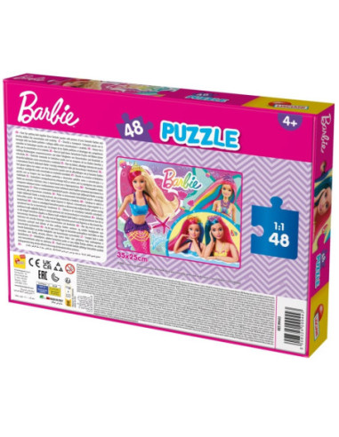 ROB-1099443,Puzzle Barbie MAXI 48 piese - LISCIANI
