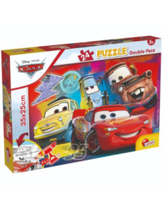 ROB-1099498,Puzzle Disney Cars 2 in 1, 24 piese - LISCIANI