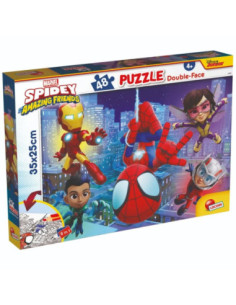 ROB-1099610,Puzzle Marvel Spidey 2 in 1, 48 piese - LISCIANI