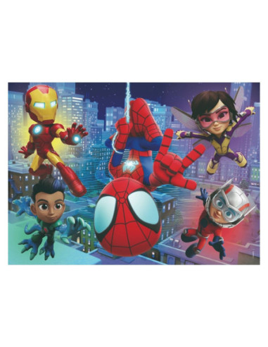 ROB-1099610,Puzzle Marvel Spidey 2 in 1, 48 piese - LISCIANI