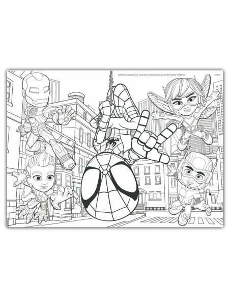 ROB-1099610,Puzzle Marvel Spidey 2 in 1, 48 piese - LISCIANI