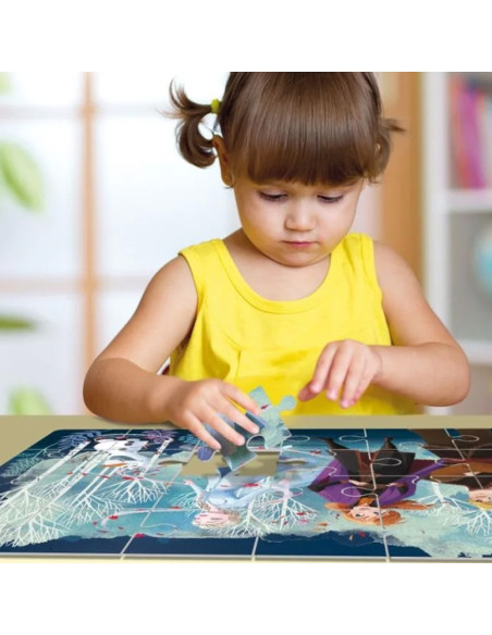 ROB-2099481,Puzzle Frozen MAXI, 24 piese - LISCIANI