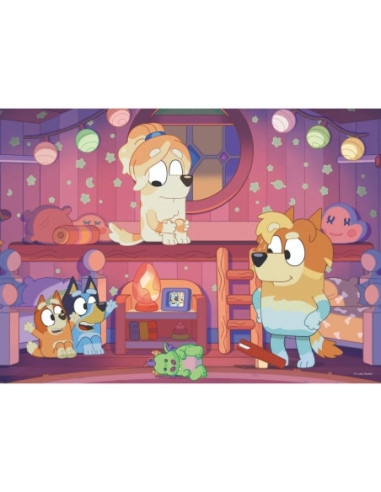 ROB-1099542,Puzzle Bluey 2 in 1, 24 piese - LISCIANI