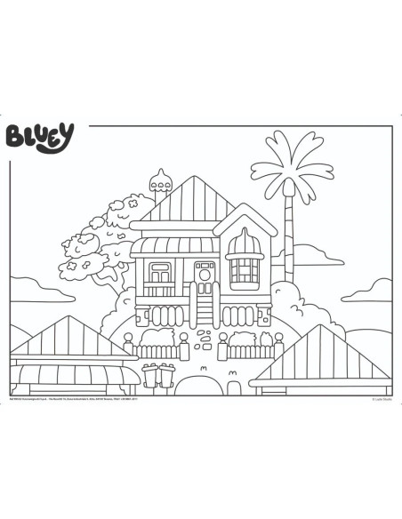 ROB-1099542,Puzzle Bluey 2 in 1, 24 piese - LISCIANI