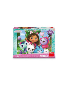 ROB-351707,Puzzle 24 piese, Casa de papusi a lui Gabby - DINO TOYS 2