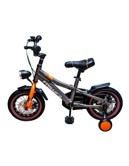 P-127-12/Gri,Bicicleta copii, nr. 12, Gri