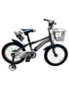 ROB-658-16/Argintiu,Bicicleta copii, nr. 16, Argintiu