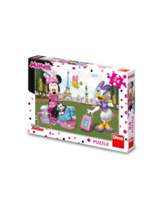 ROB-351561,Puzzle 24 piese, Minnie in Paris - DINO TOYS