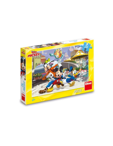 ROB-351660,Puzzle 24 piese, Mickey si prietenii - DINO TOYS