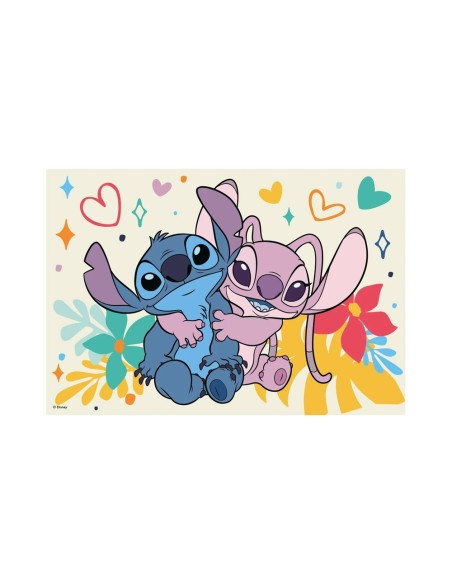 ROB-351721,Puzzle 24 piese, Stitch si Angel - DINO TOYS