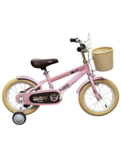 ROB-552-14/Roz pal,Bicicleta copii, nr. 14, Roz Pal