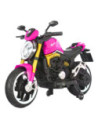 MH-666/Roz,Motocicleta cu acumulator, 1 motor, 12V, 4A, Roz