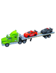 PY899E-3,Camion remorcare (platforma) cu frictiune + 2 masini 2