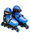 ROB-128-1D-L/Albastru,Role pentru copii, roti PVC, L (38-41), Albastru