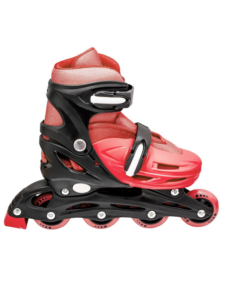 ROB-128-1D-M/Rosu,Role pentru copii, roti PVC, M (34-37), Rosu