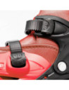 ROB-128-1D-M/Rosu,Role pentru copii, roti PVC, M (34-37), Rosu