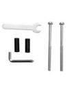 ROB-128-1D-M/Rosu,Role pentru copii, roti PVC, M (34-37), Rosu