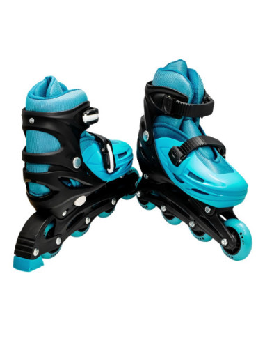 ROB-128-1D-M/Turcoaz,Role pentru copii, roti PVC, M (34-37)