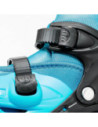ROB-128-1D-M/Turcoaz,Role pentru copii, roti PVC, M (34-37)