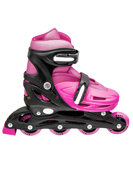 ROB-128-1D-M/Roz,Role pentru copii, roti PVC, M (34-37)