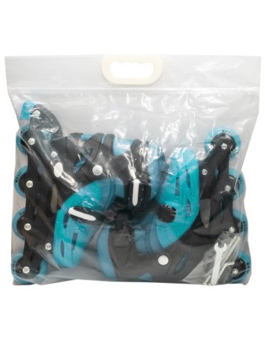 ROB-128-1D-S/Turcoaz,Role pentru copii, roti PVC, S (30-33)