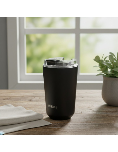 ROB-16851/Negru,Cana termica, 450 ml - NEBO