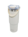 ROB-16883/Alb,Termos cu capac transparent, 900 ml - NEBO