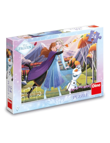 ROB-351790,Puzzle 24 piese, Frozen: Embrace - DINO TOYS