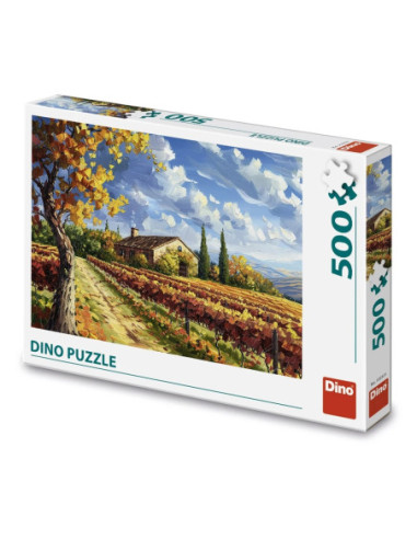 ROB-502925,Puzzle 500 piese, Podgorie - DINO TOYS