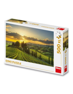 ROB-514140,Puzzle 500 piese, XL, Podgoria Maremma - DINO TOYS