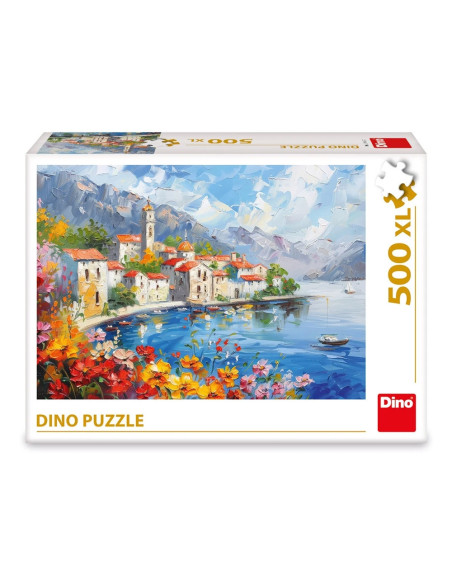 ROB-514157,Puzzle 500 piese, XL, Golf - DINO TOYS