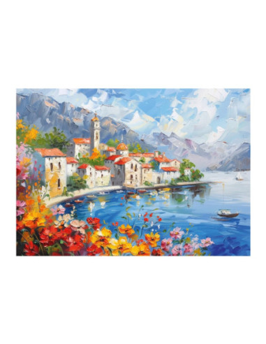 ROB-514157,Puzzle 500 piese, XL, Golf - DINO TOYS