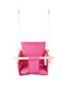 ROB-19539,Leagan pentru copii, din lemn + material textil - ROBENTOYS