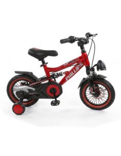 P-136-16/Rosu,Bicicleta copii, suspensie dubla, nr. 16