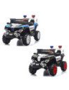 ROB-928/Albastru,Jeep politie, cu acumulator