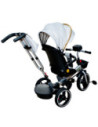 BXT-120/Gri,Tricicleta cu pedale, maner si parasolar
