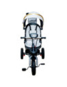 BXT-120/Gri,Tricicleta cu pedale, maner si parasolar