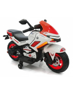 YW-8001/Alb,Motocicleta cu acumulator
